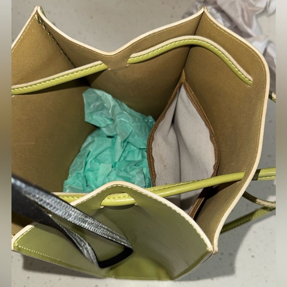 Vintage Olive Green Tote Bag - Picture 6 of 13